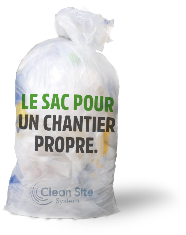 Le sac pour un chantier propre